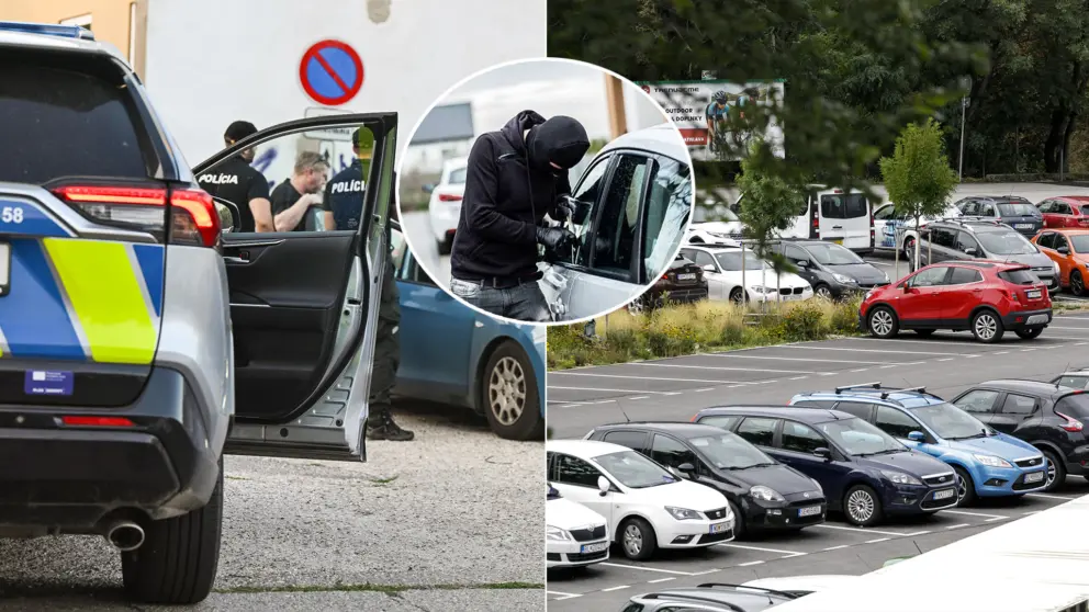 zlodej auto polícia