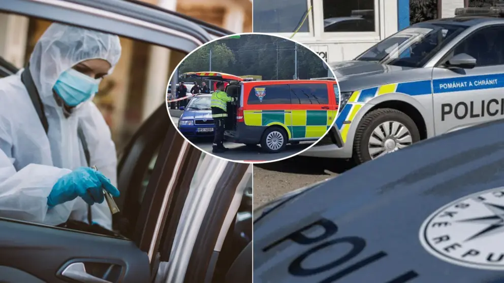 polícia česko benzínka v prahe