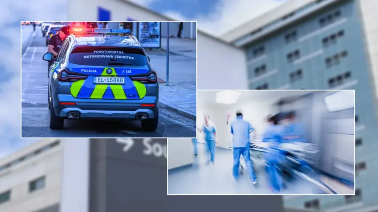 polícia nemocnica