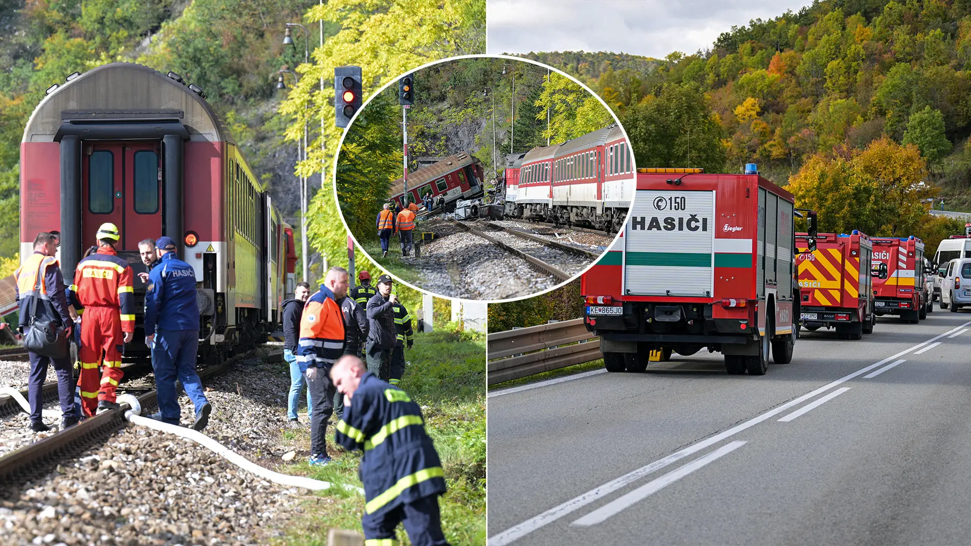 nehoda pri Rožňave vlaky