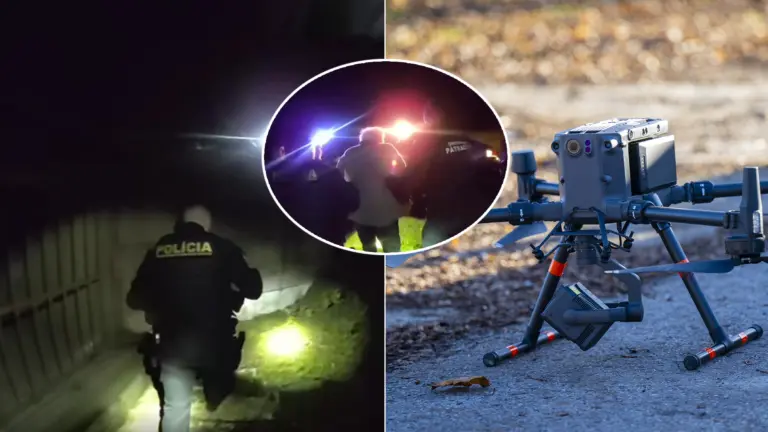 dron polícia