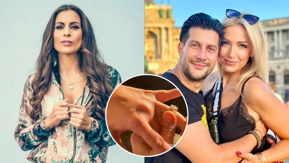 Kristína Greppelová (vľavo) a Tomáš Palonder s aktuálnou partnerkou Petrou (vpravo).