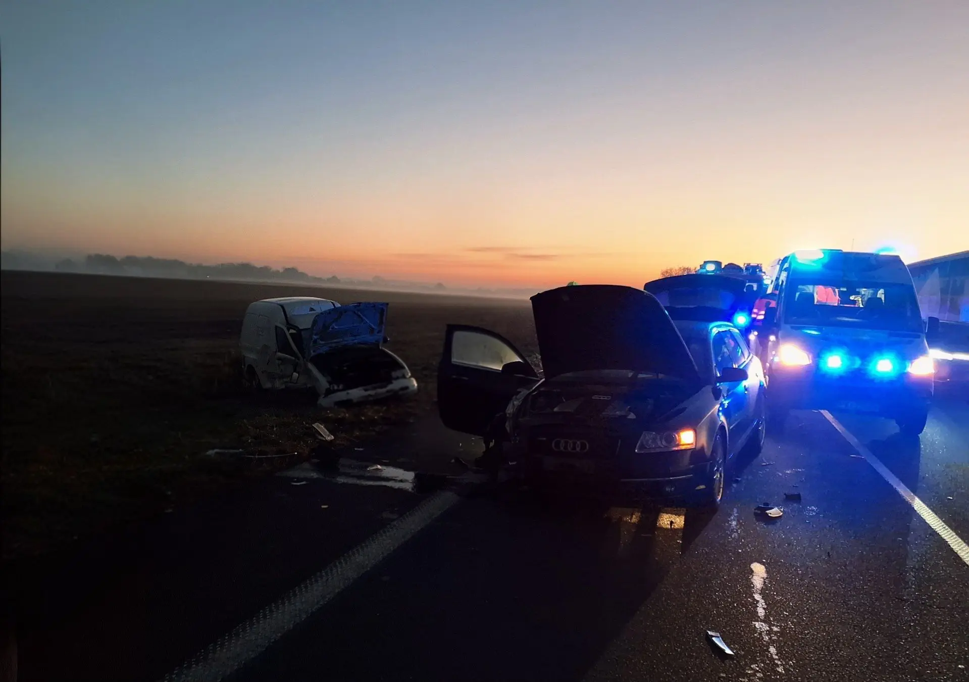 nehoda pri obci Vieska