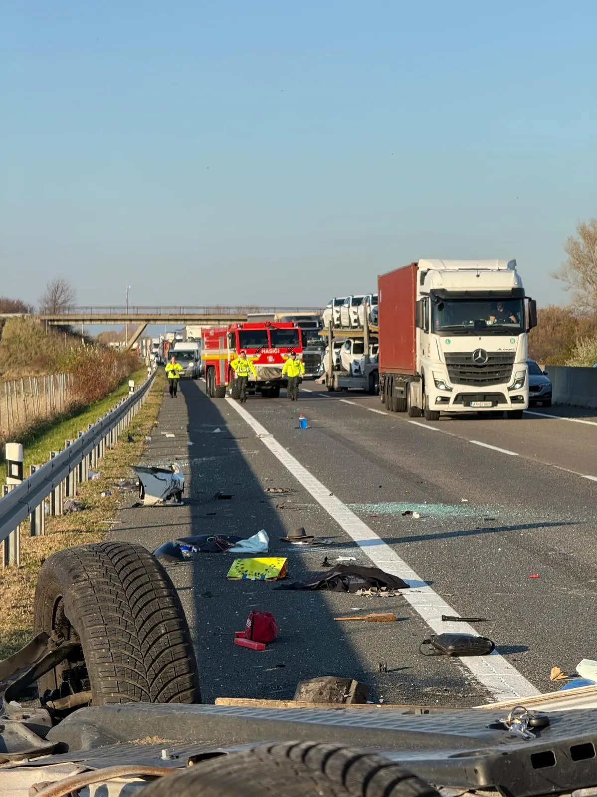 nehoda D1 pri Piešťanoch