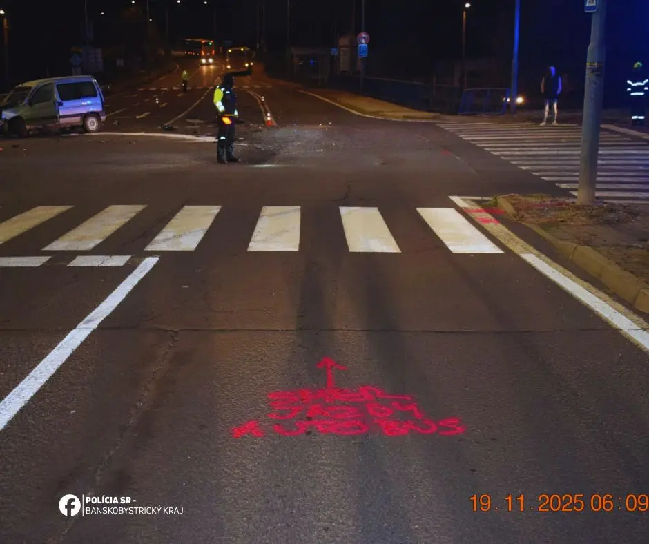 nehoda Veľký Krtíš