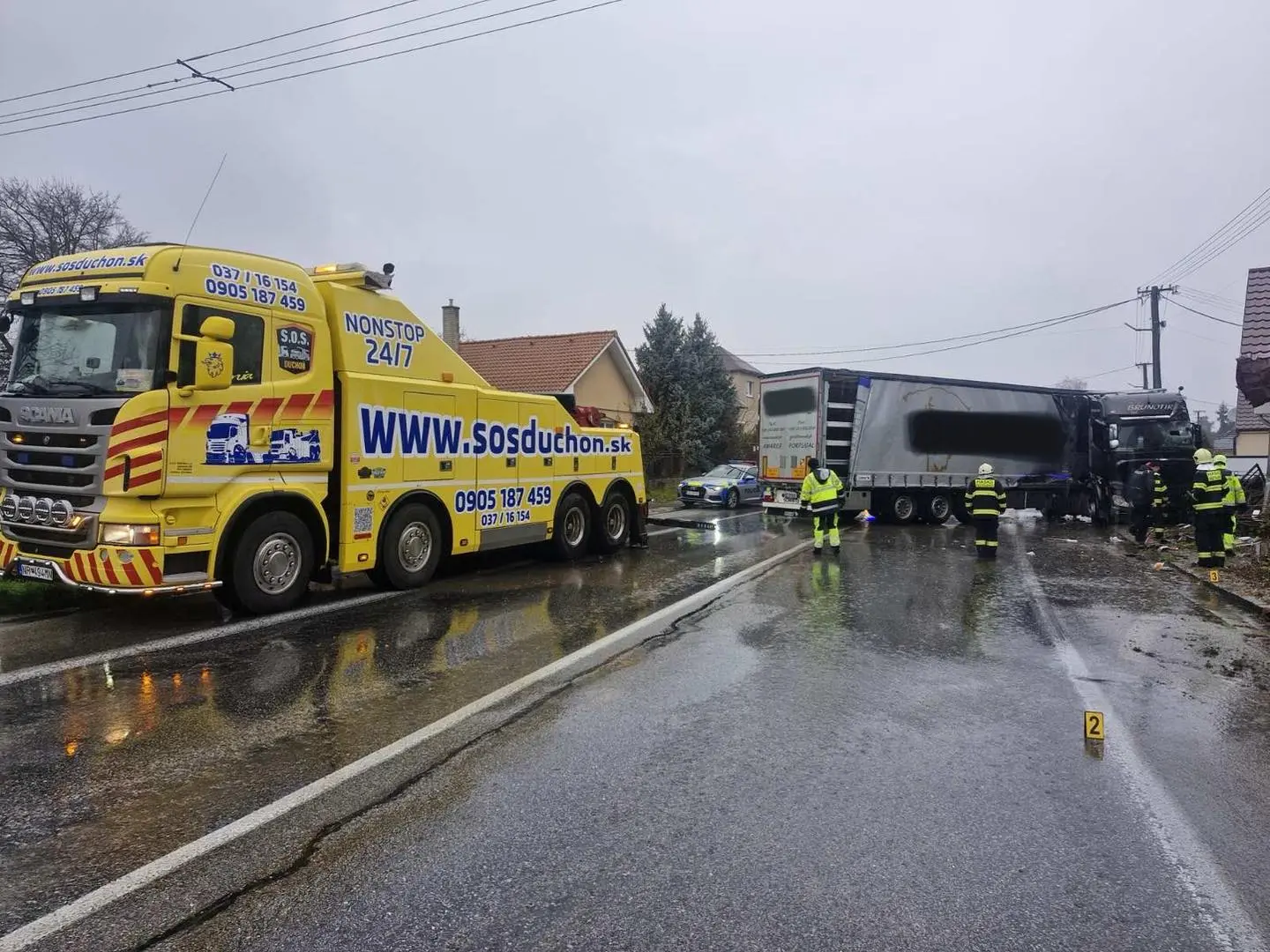 nehoda kamión Jatov