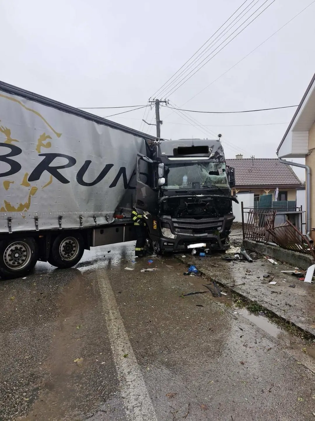 nehoda kamión Jatov