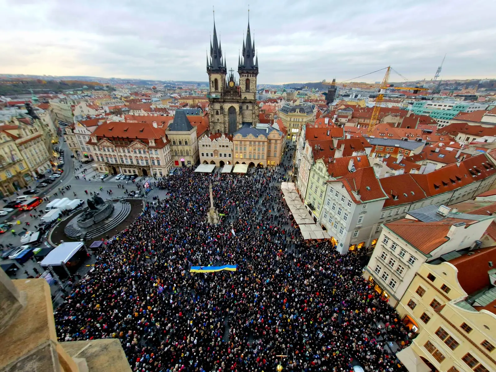 Výročie Nežnej revolúcie v Česku protest vláda