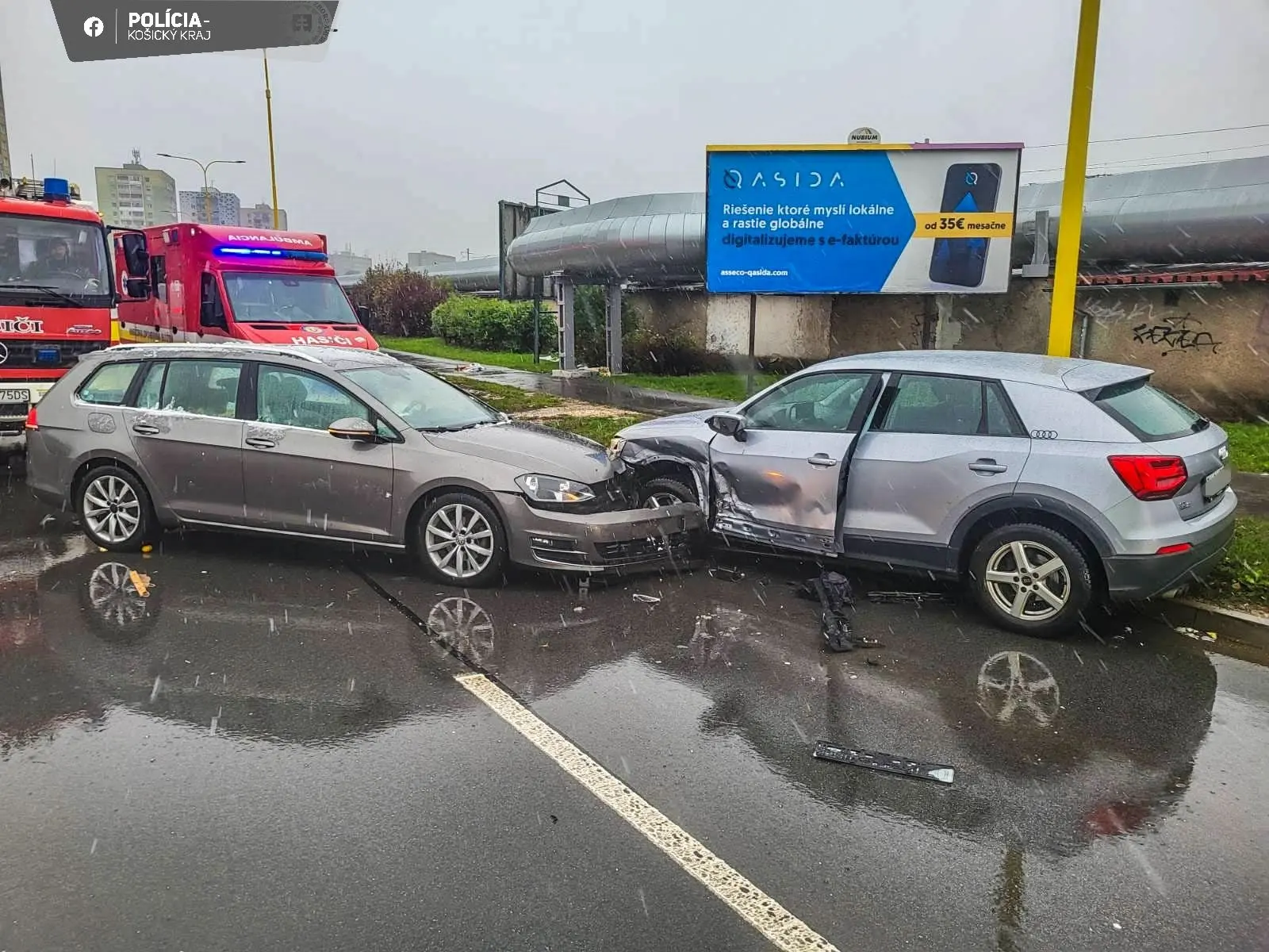 nehoda Košice autá 