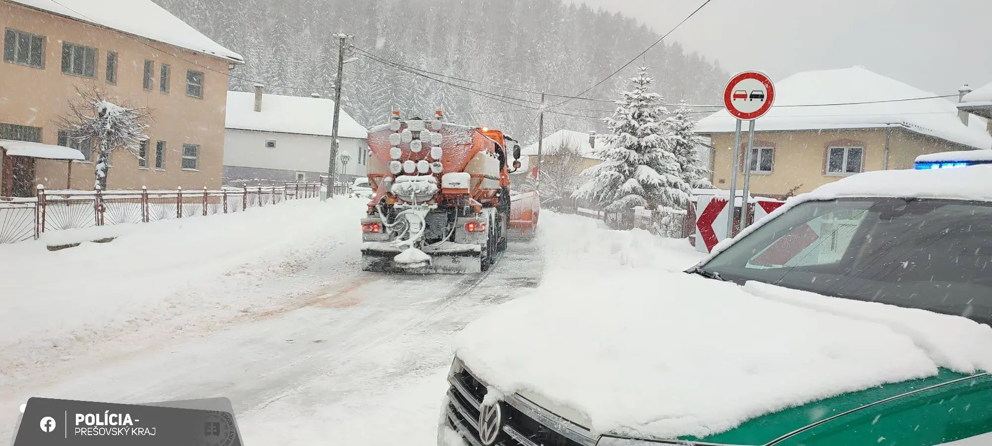 východ sneh kalamita