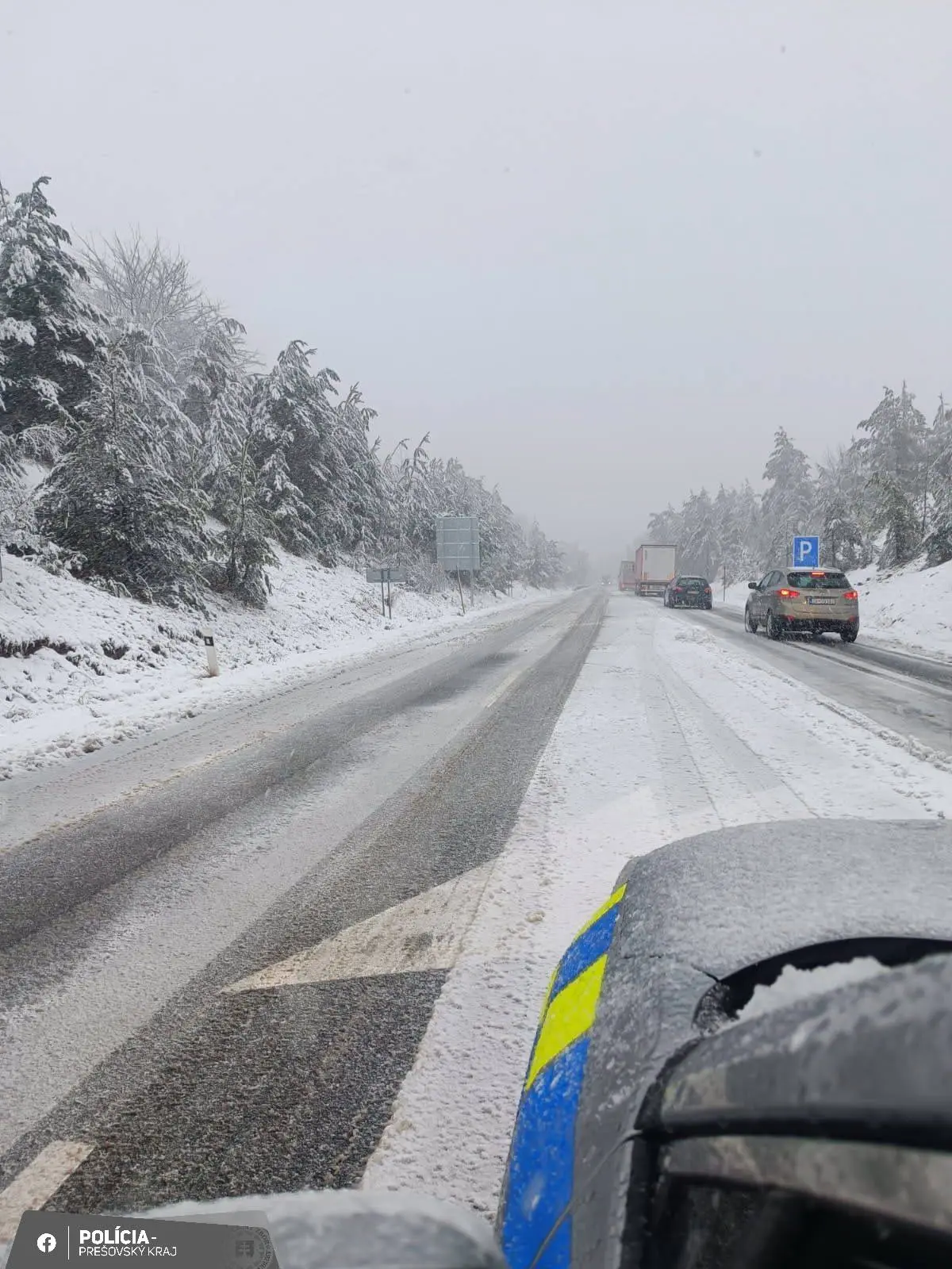 východ sneh kalamita