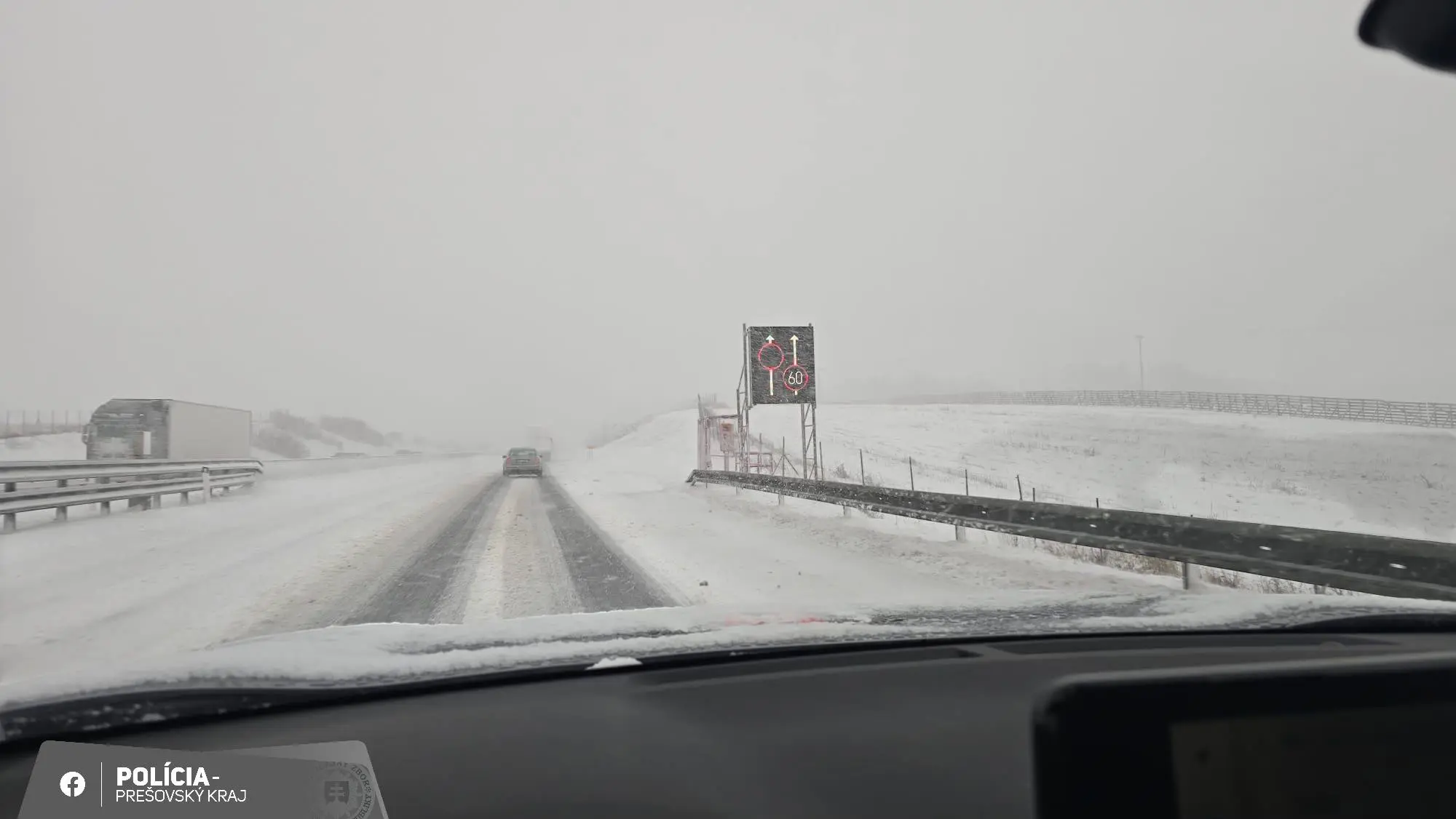 východ sneh kalamita