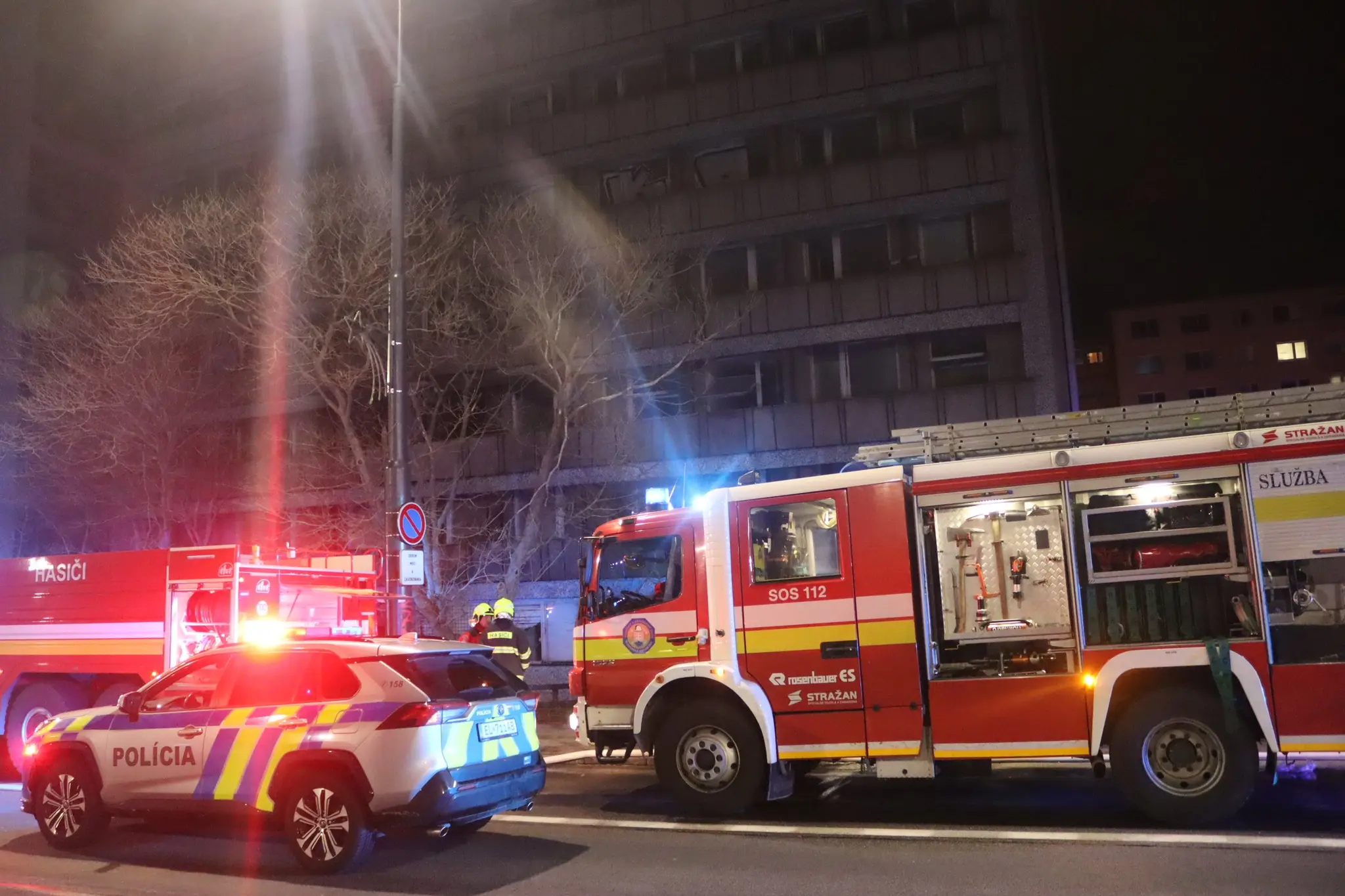 požiar ubytovňa Bratislava