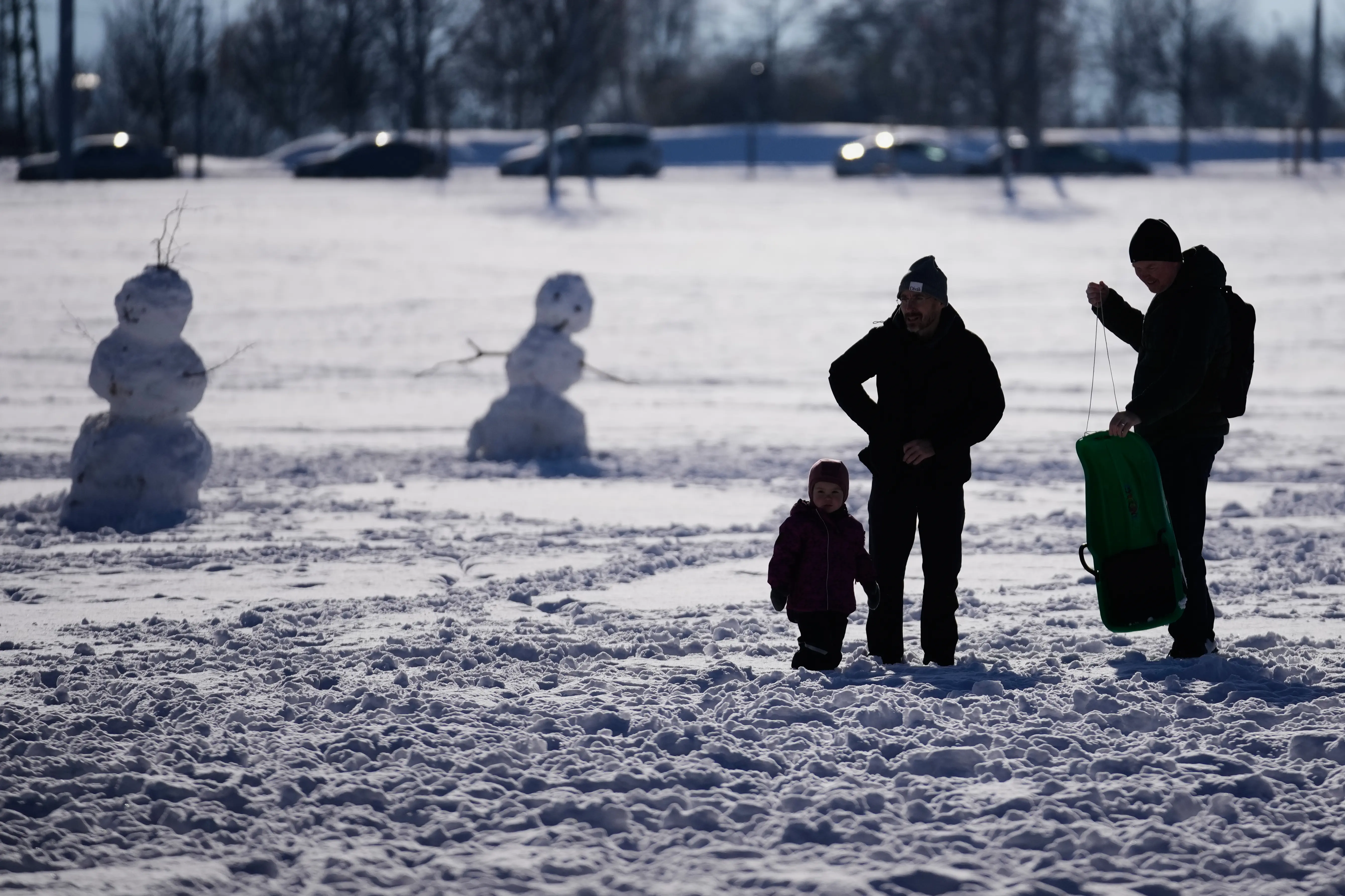 sneh Praha zima počasie