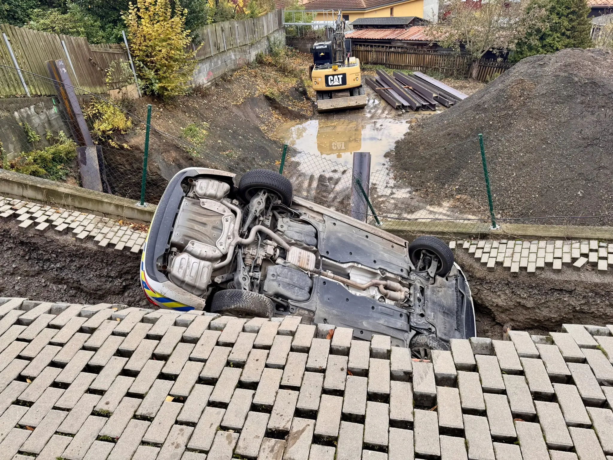 policajné auto Praha