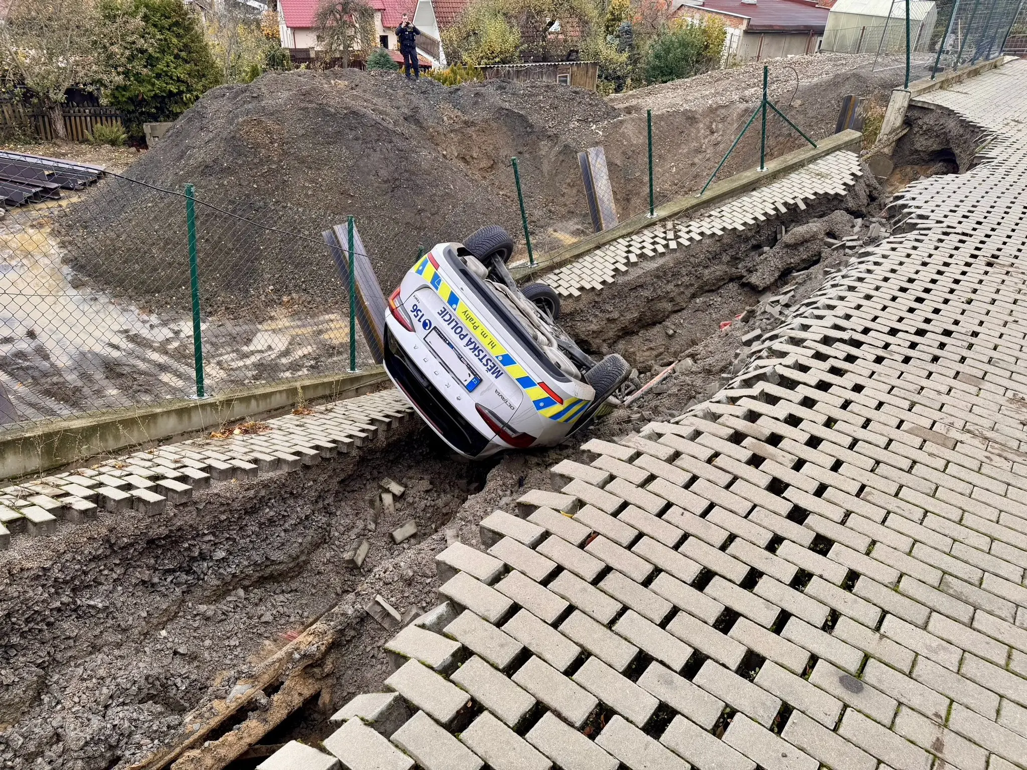 policajné auto Praha
