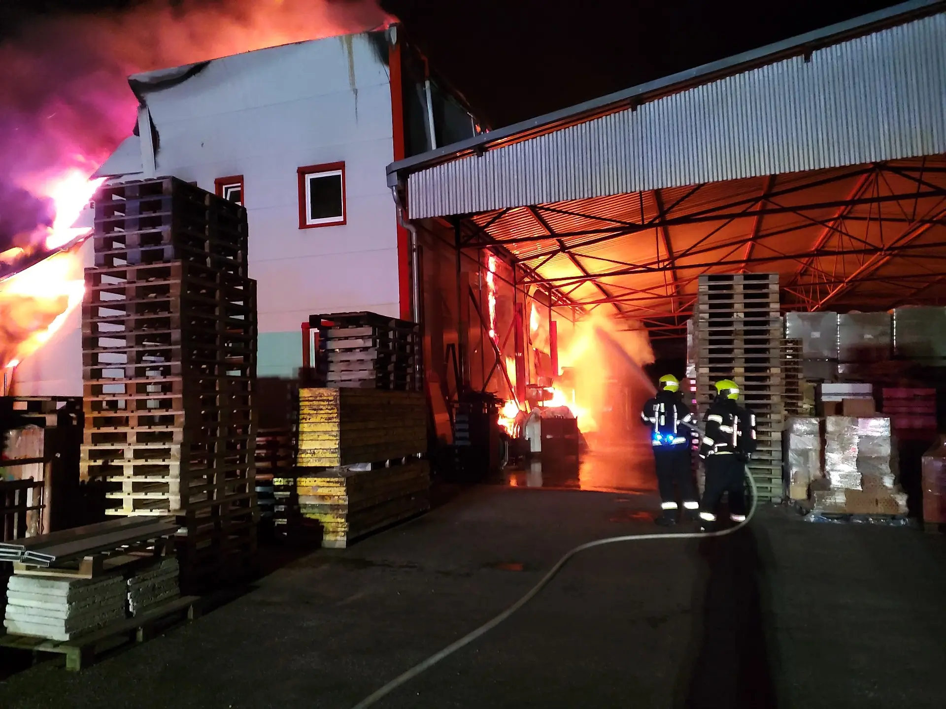 požiar Česko Vysoké Mýto hasiči