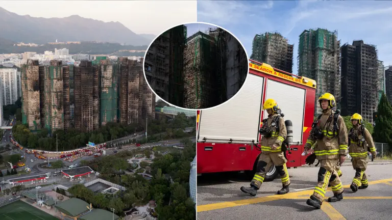 Hongkong požiar obete nárast práce záchranné hasiči