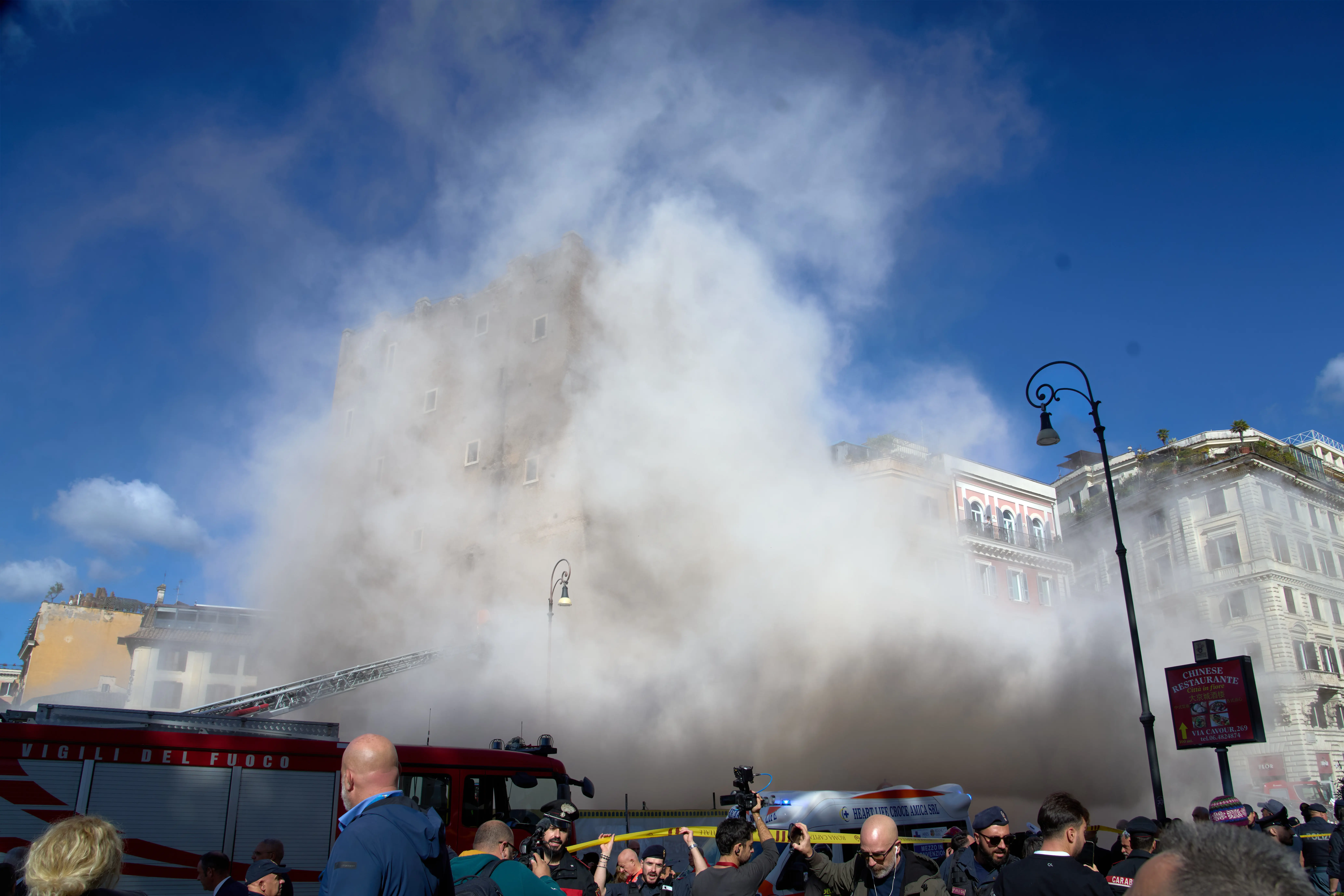 Rím veža zrútenie