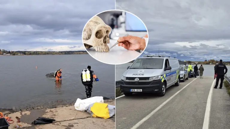 Lipno priehrada pozostatky