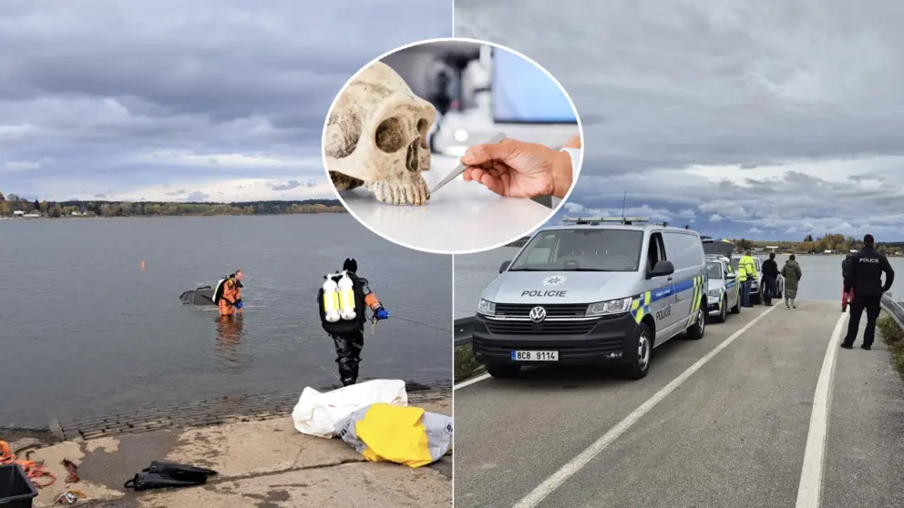 Lipno priehrada pozostatky