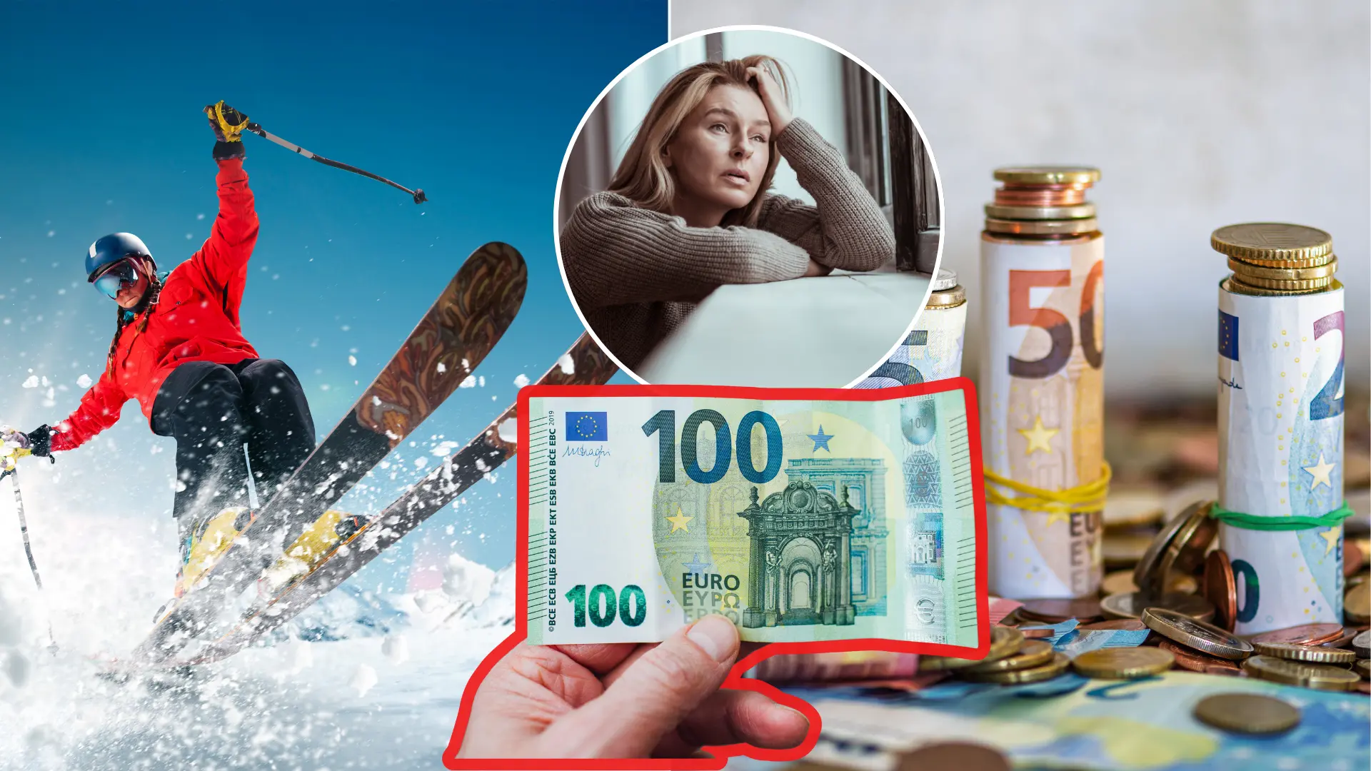 lyžovanie, peniaze