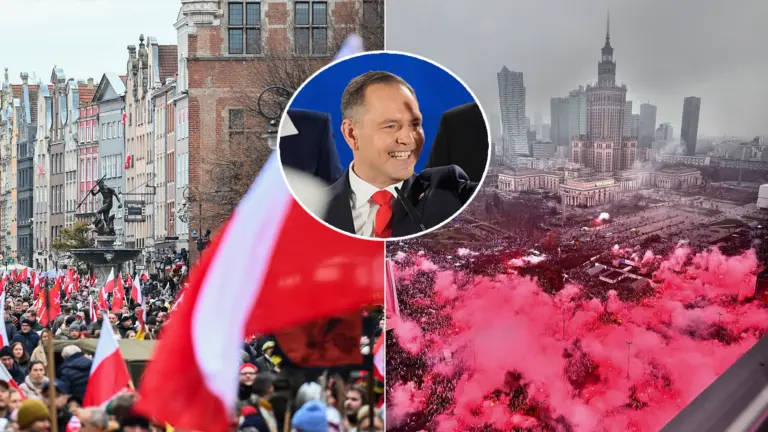 Poľsko Gdansk pochod nezávislosti