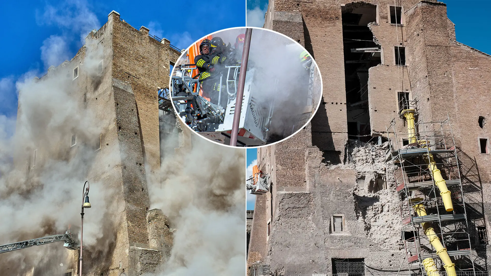 Rím veža zrútenie