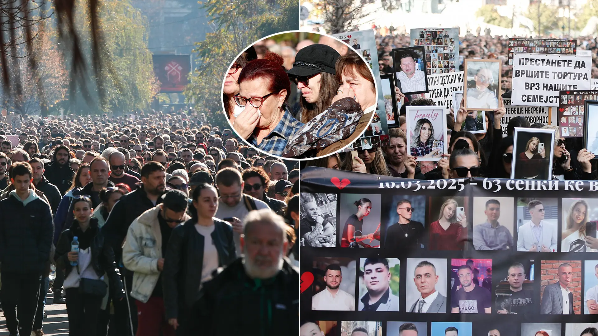Skopje požiar v klube protest