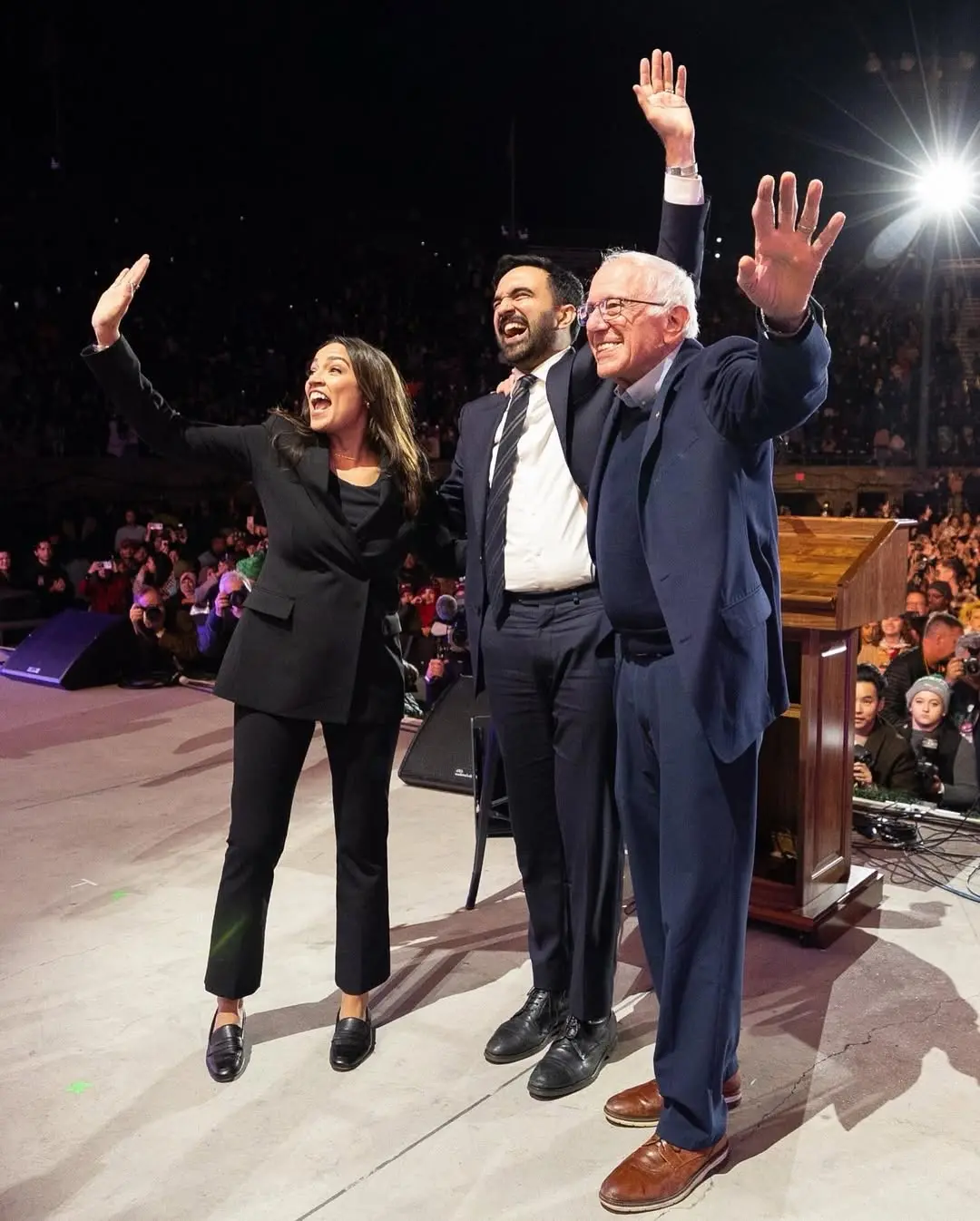 Zohran Mamdani, Bernie Sanders