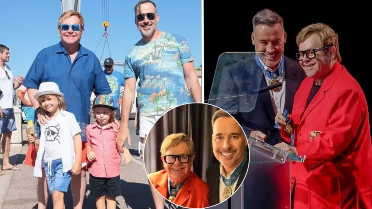 Elton John, slepota, rodina