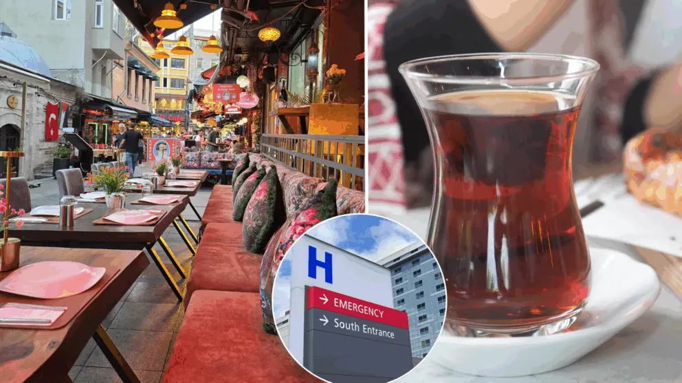 Istanbul, Turecko, reštaurácia, rodina