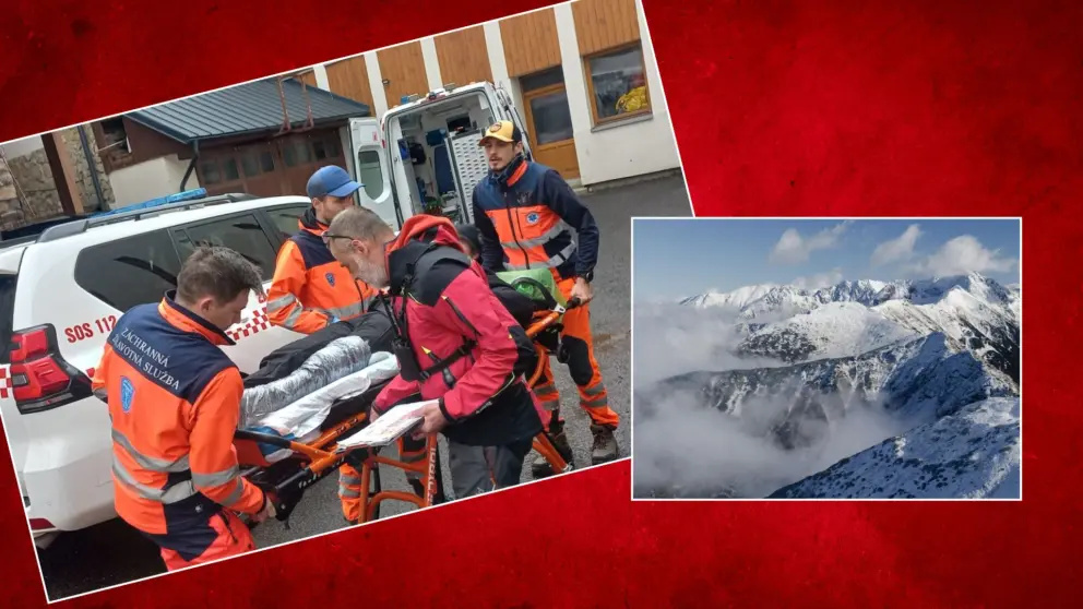 Hrebienok, zrážka, sánkar