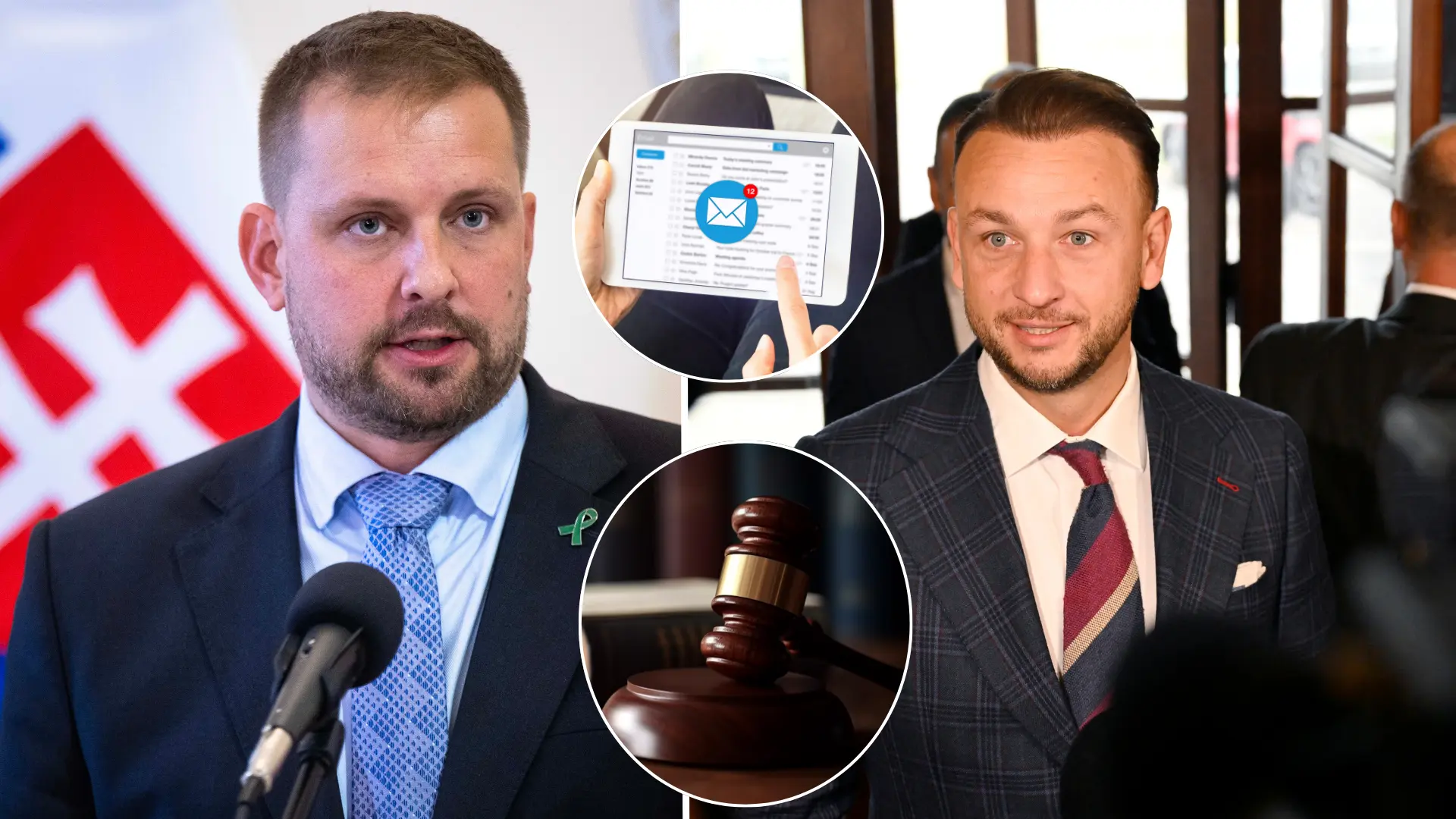 Šaško, Šutaj Eštok, schránka, elektronická, rozsudok