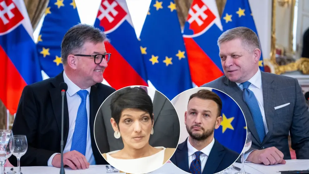 Matúš Šutaj Eštok, Irena Bihariová, Miroslav Lajčák, Robert Fico