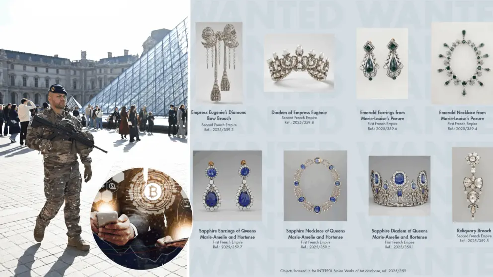 Louvre, šperky, lúpež