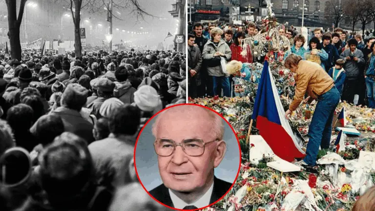 Husák, Nežná revolúcia