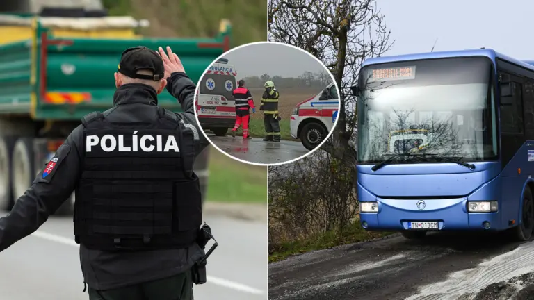 autobus nehoda ilustračné foto