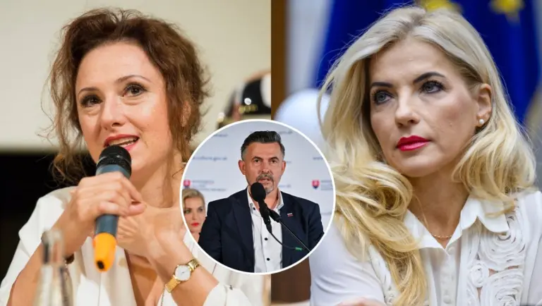 Zuzana Mauréry (vľavo), Martina Šimkovičová (v strede) a Lukáš Machala ( v strede).