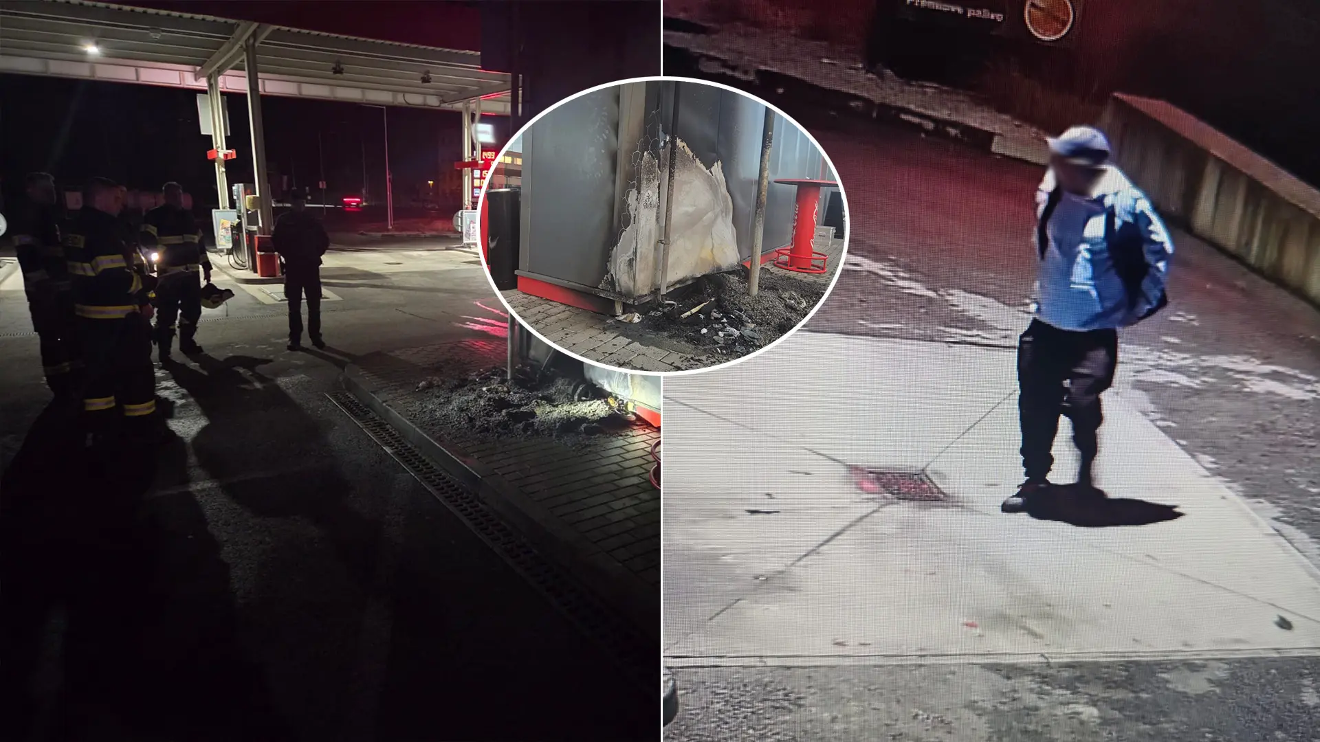 čerpacia stanica po požiari v Novákoch