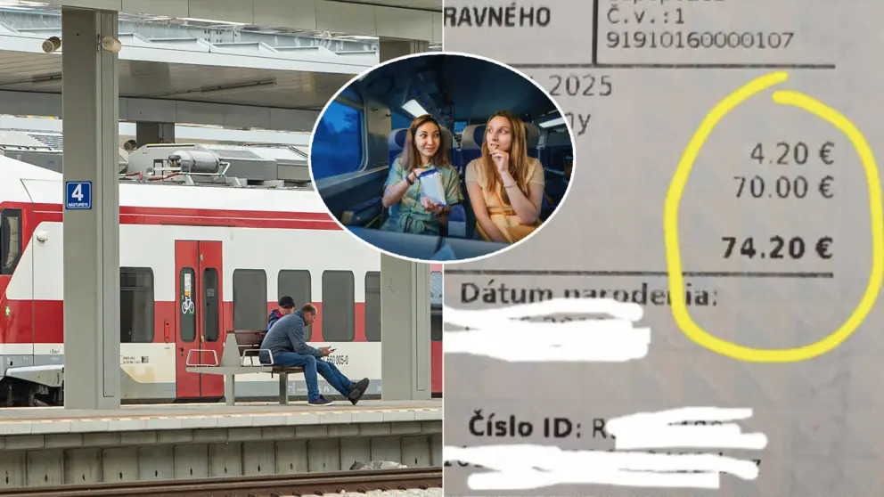 dievčatá jazda vlakom zo stanice Vrútky do Ružomberka