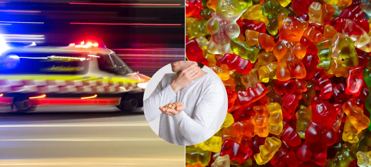 dusenie, záchranná služba, cukríky