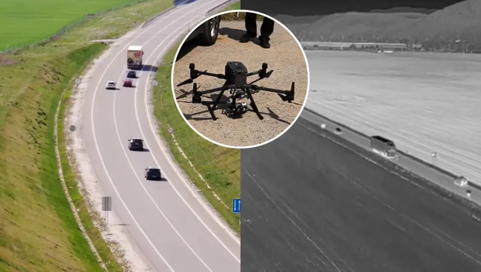 Drony nad križovatkami už prinášajú prvé pokuty pre vodičov