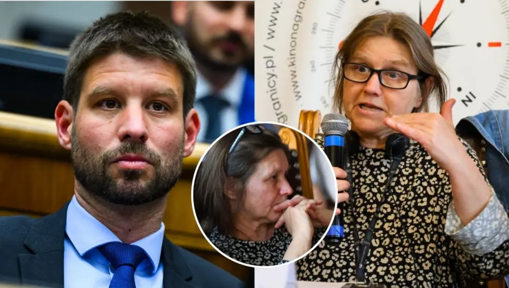 Michal Šimečka (vľavo) a Marta Šimečková (vpravo).