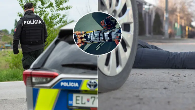 dieťa dievča autonehoda polícia