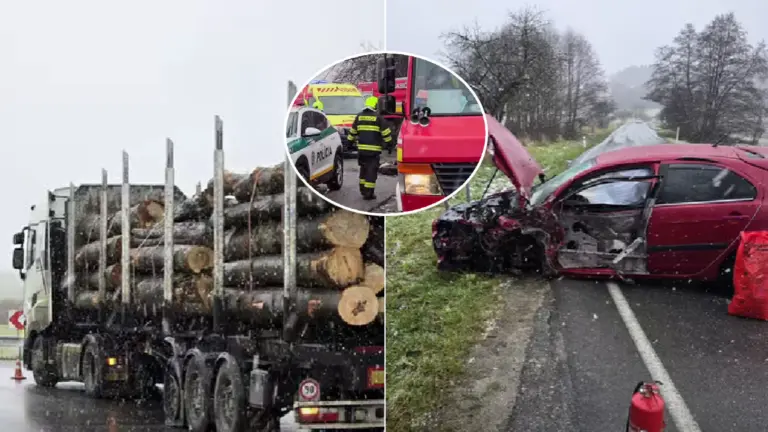 nehoda na ceste v katastri obce Rudno