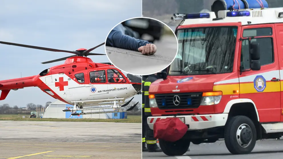 nehoda ilustračné foto vrtuľník