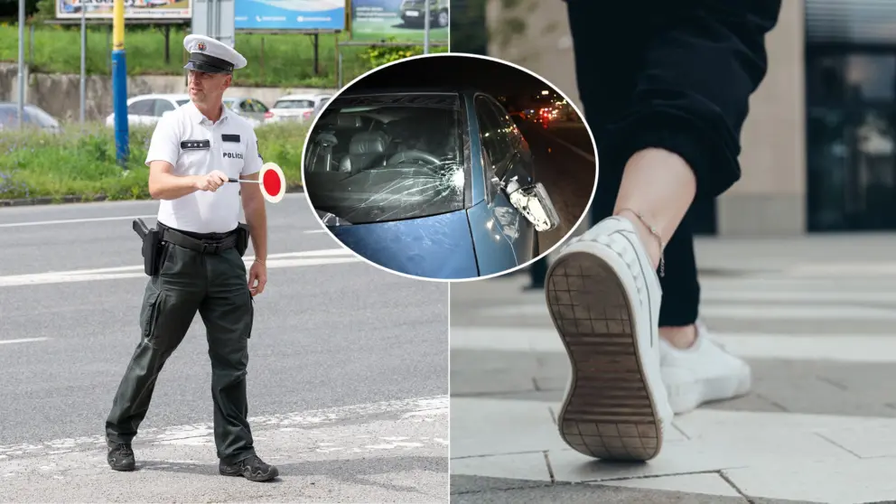 nehoda v Čadci prechod polícia