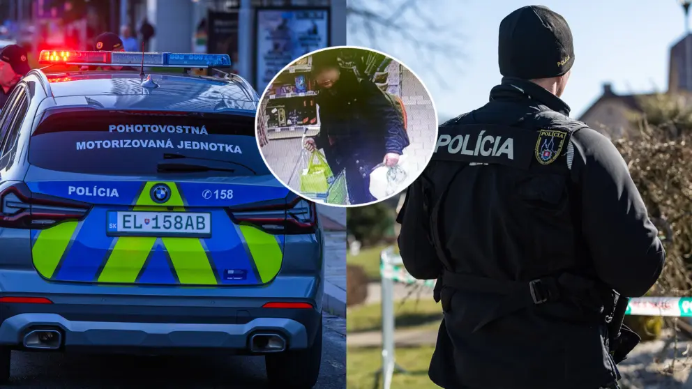 hľadaný muž Bratislava predajňa