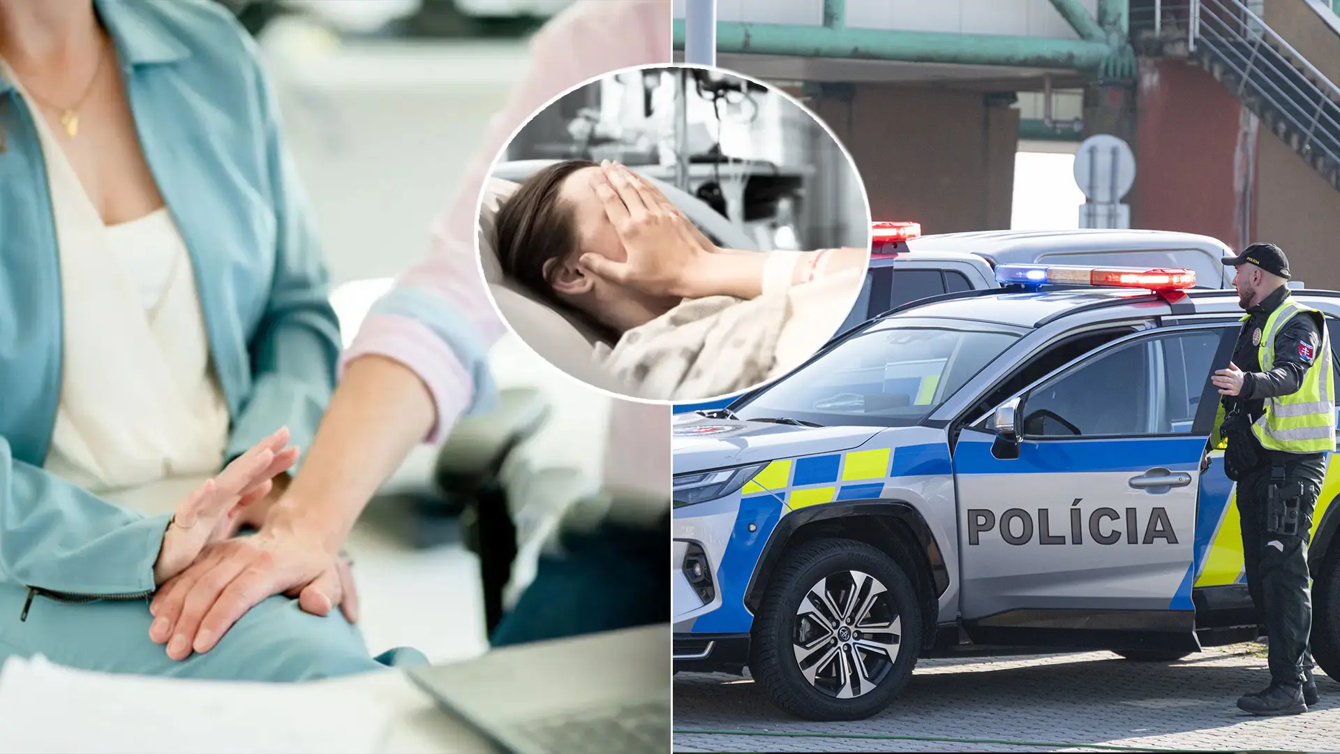 žena obťažovanie muž polícia